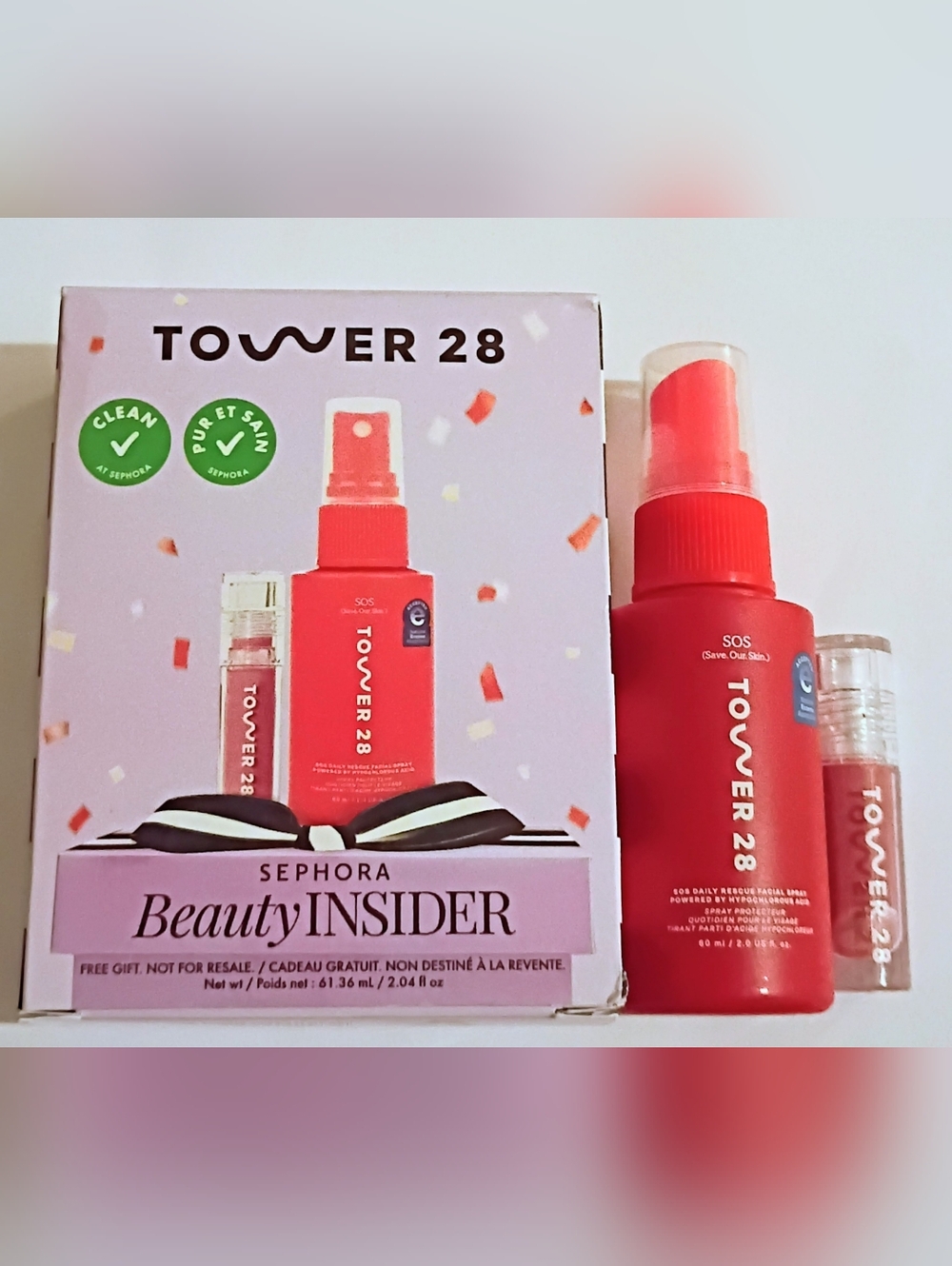 Tower 28 SOS Daily Rescue Facial Spray Set - Red